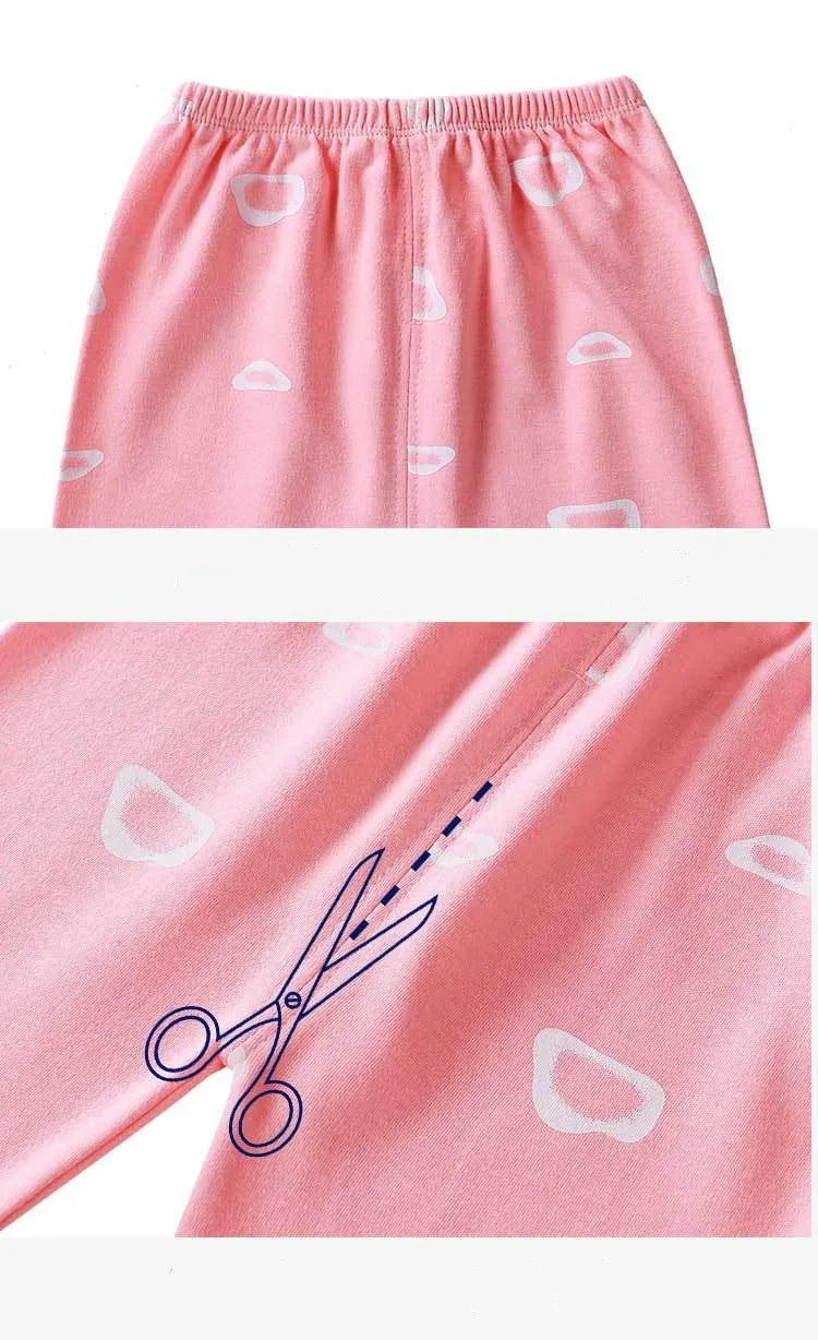 Ropa de algodón para bebé, conjunto de ropa para recién nacido, 2 conjuntos de pijamas de primavera para niños de 0 a 5 años, informal de dibujos animados para bebé