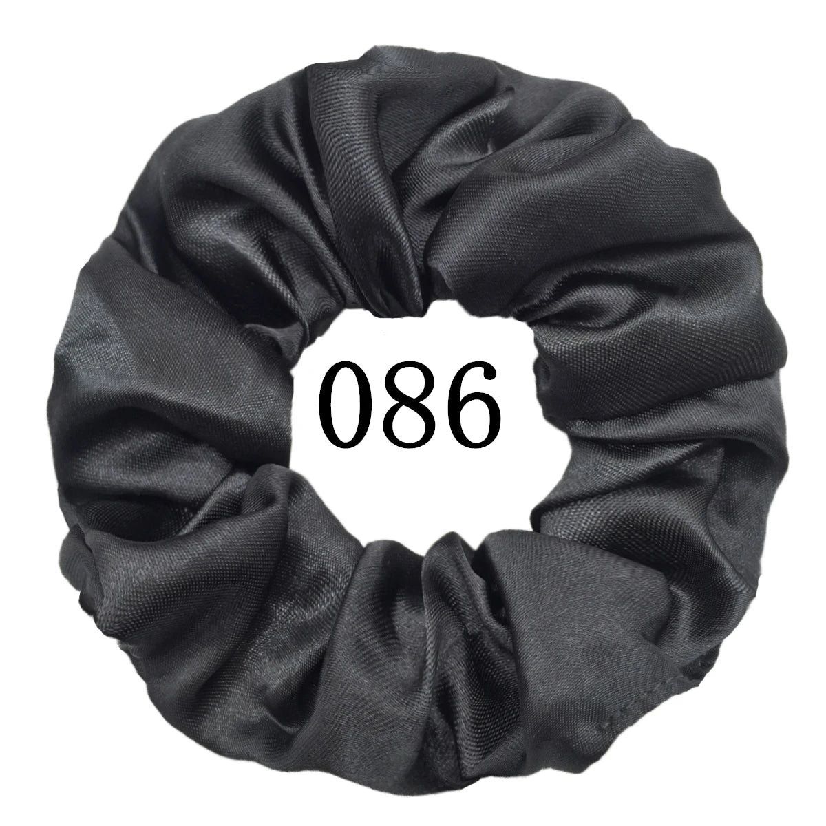 6 unids/lote, bandas para el pelo, lazos, cuerdas, soporte para cola de caballo para mujeres o niñas, accesorios, tocados de satén, Color sólido 100