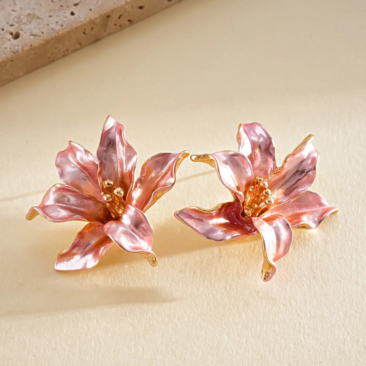 Pendientes de Aleación DIGADAGU con Diseño de Flor, Novedosos, Exagerados y Sencillos, Accesorios de Joyería para Fiesta para Mujer