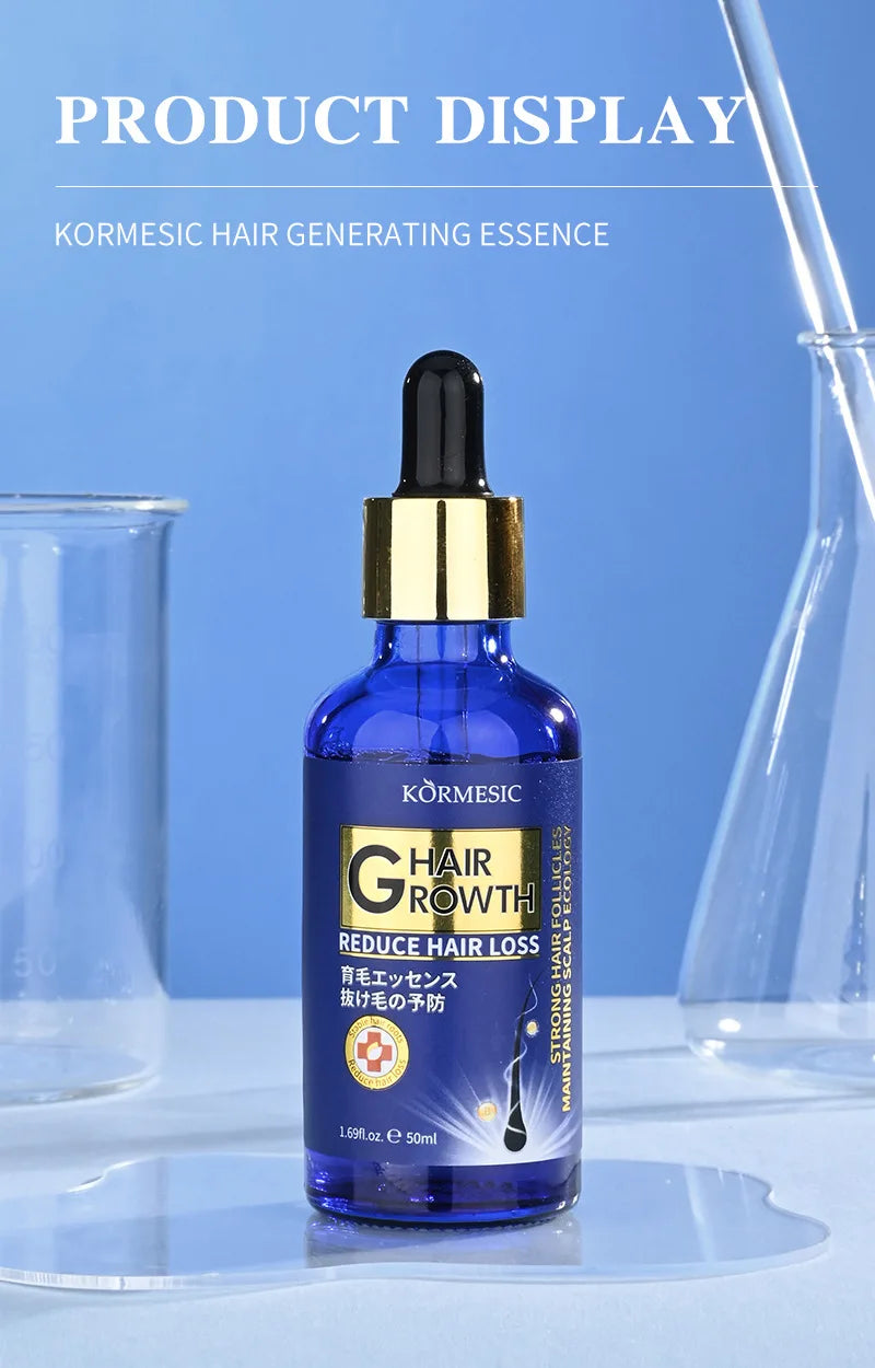 Suero para el Crecimiento del Cabello, Aceite Anticaída y Regenerador, Previene la Calvicie, Repara el Daño, Masajea el Cuero Cabelludo, Hidrata y Nutre, Cuidado Capilar