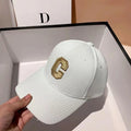 Sombreros para hombres 2023 nueva gorra de béisbol bordada con letra C Kpop moda pareja gorra Snapback hombres y mujeres sombreros para el sol Chapeau Homme