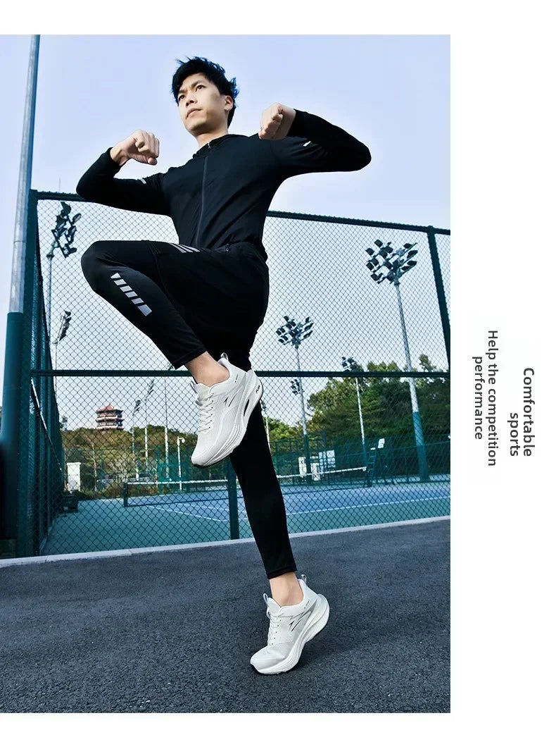 Zapatos deportivos de alta calidad para hombre, zapatillas informales con plataforma para correr, entrenador para hombre, zapatillas de baloncesto transpirables para caminar para mujer