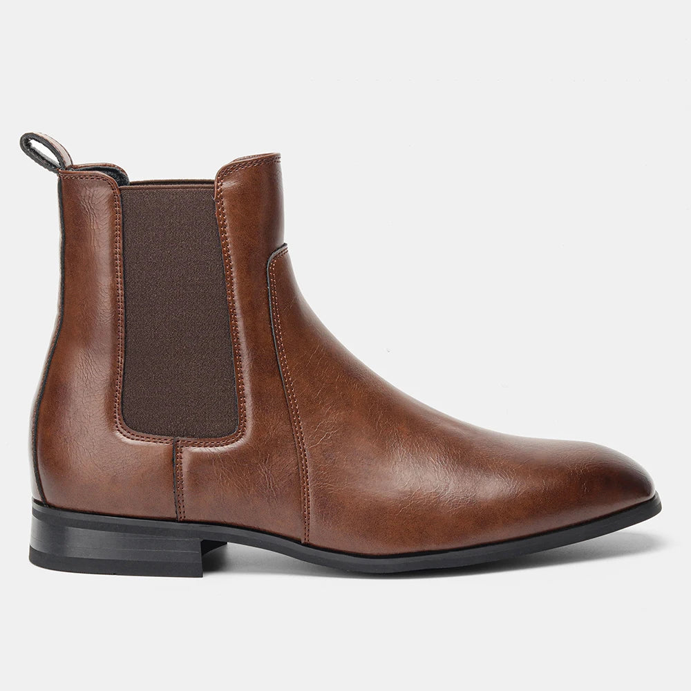 Botas Chelsea para Hombre, Tallas 40-46, Marca 2026, Cómodas y Modernas, de Cuero