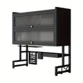 Estante para platos con soporte para utensilios para fregadero, organizador de acero al carbono a prueba de polvo para platos/cuchos/tableros de corte |     Cocina espacial