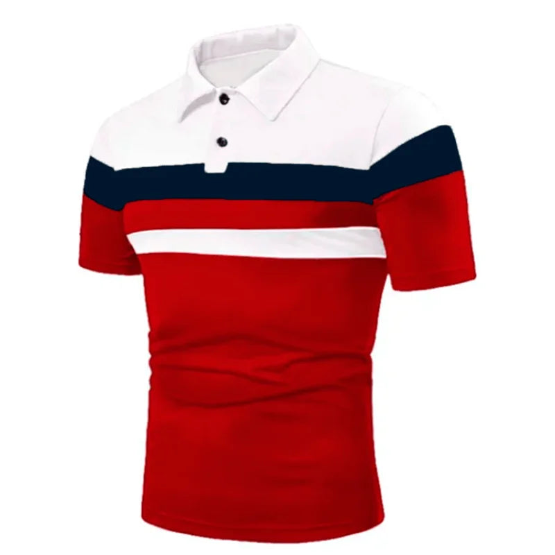 Nueva camiseta Polo de lujo de verano para hombre, Polo de marca de talla grande, camisetas de manga corta con cuello vuelto, camiseta de negocios 8XL