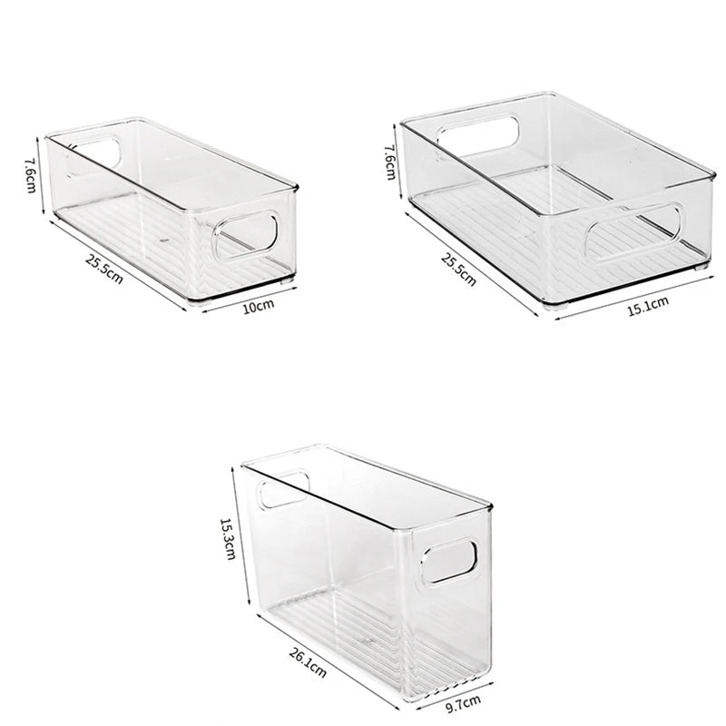 Caja de almacenamiento transparente para refrigerador, organizador de frutas y verduras, contenedor transparente para cocina, almacenamiento de alimentos y bebidas, 2030