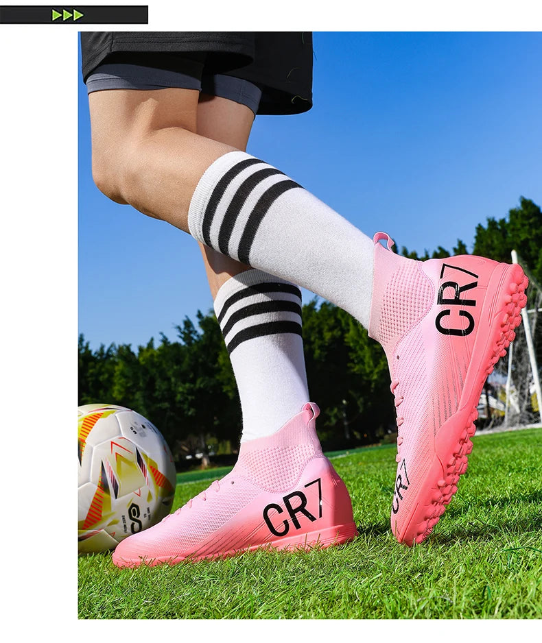 Nuevas botas de fútbol para hombre, gran oferta, zapatos de fútbol profesionales de alta calidad, zapatillas de fútbol para mujer, zapatillas unisex ultraligeras TF/FG