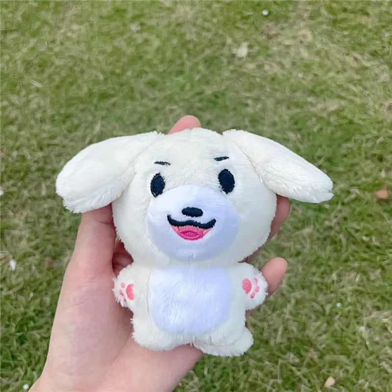 Llaveros de peluche de dibujos animados de Kpop de moda: JUNGWON, SUNGHOON, JAY, NIKI, JAKE, HEESEUNG, SUNOO - Colgantes para bolsos