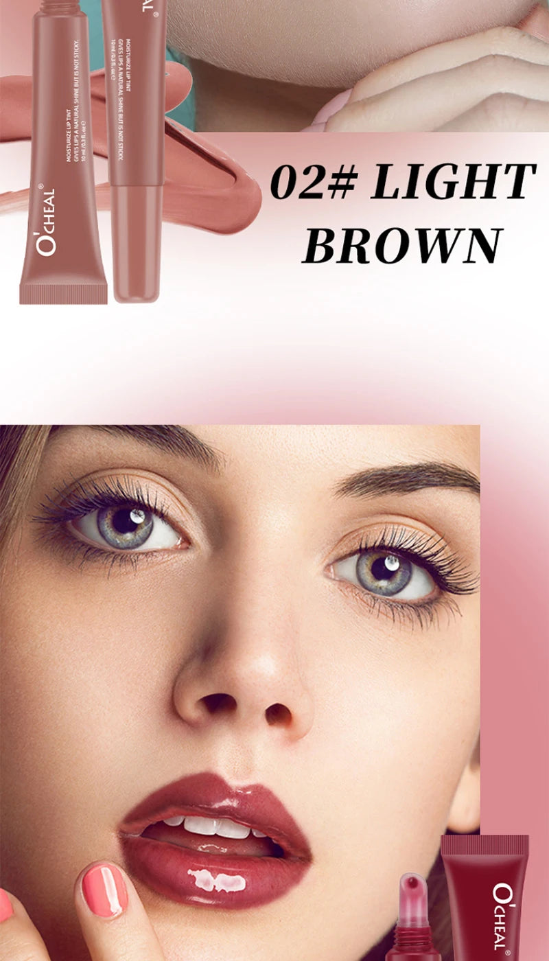 Bálsamo labial hidratante, espejo, brillo de labios, vainilla, menta, café helado, pastel, olor, lápiz labial, maquillaje de aceite de labios transparente