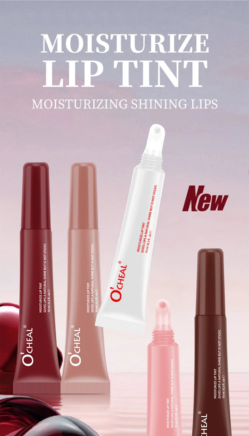 Bálsamo labial hidratante, espejo, brillo de labios, vainilla, menta, café helado, pastel, olor, lápiz labial, maquillaje de aceite de labios transparente