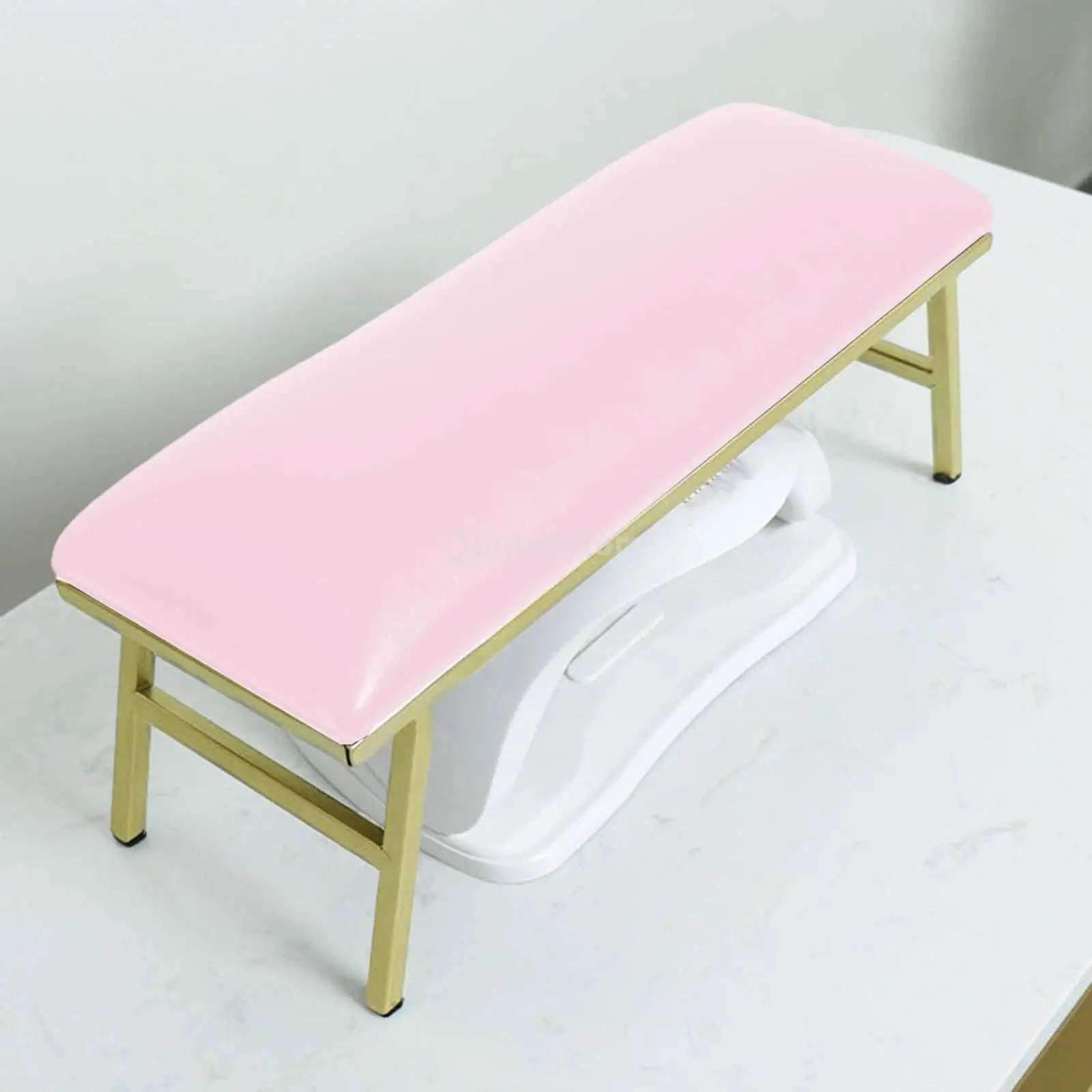 Reposabrazos para uñas, soporte de escritorio para mesa de uñas, estación de escritorio, cojín para reposabrazos resistente para salón en casa, arte de uñas, técnico de uñas para principiantes