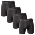 Paquete de 4 ropa interior para hombre con apertura, Boxershorts transpirables para hombre, calzoncillos de talla grande, Boxers de moda