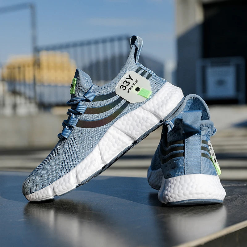 Zapatillas de deporte para hombre, zapatos informales clásicos transpirables, zapatillas de Tenis para hombre, novedad de 2024, zapatos cómodos de malla para exteriores para hombre, Tenis Masculino