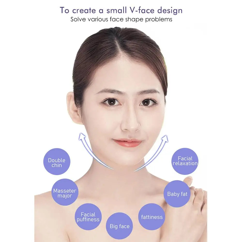 Mascarilla Facial de Diseño Innovador para Levantar el Mentón y Dar Forma a la Línea V, Mascarilla para Dormir que Esculpe el Rostro, Correa Adelgazante Facial, Cinturón de Estiramiento Facial