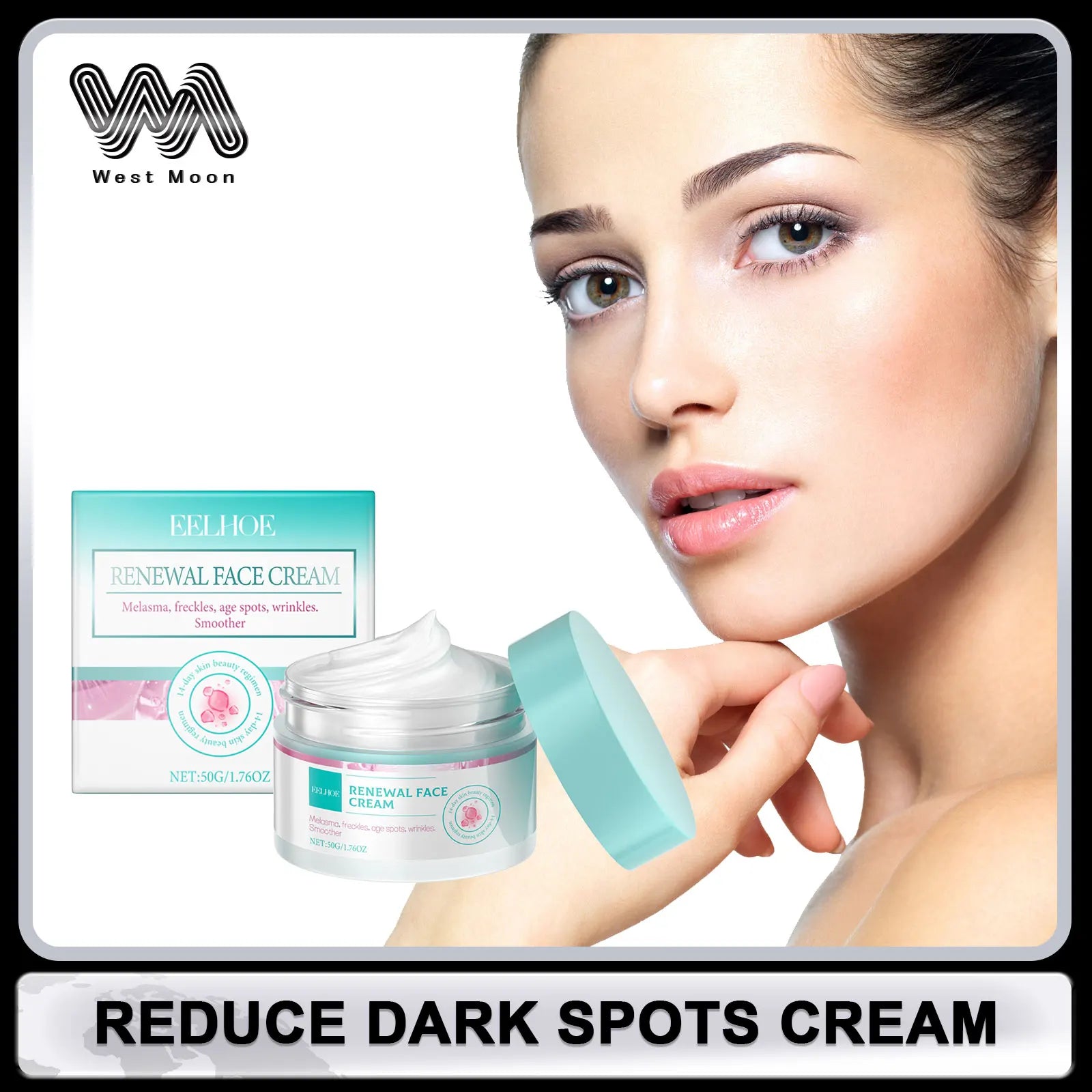 Crema reafirmante de la piel para reducir las manchas oscuras, crema Facial iluminadora, mejora la flacidez, reafirmante, producto para el cuidado de la piel