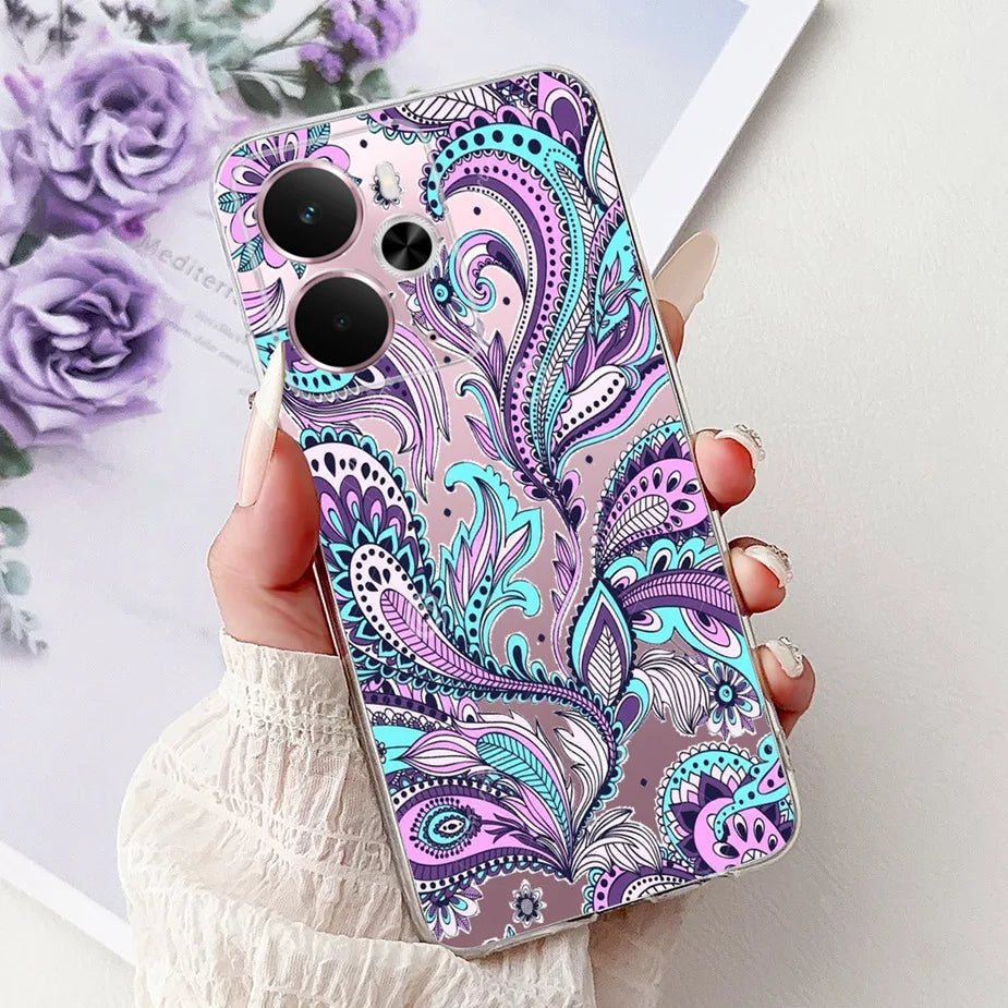 For Realme 14 5G Case Realme 14T RMX5078 New Luxury Painted Cover Soft Slim Phone Case For Realme 14X Realme14 T 5G Fundas Coque