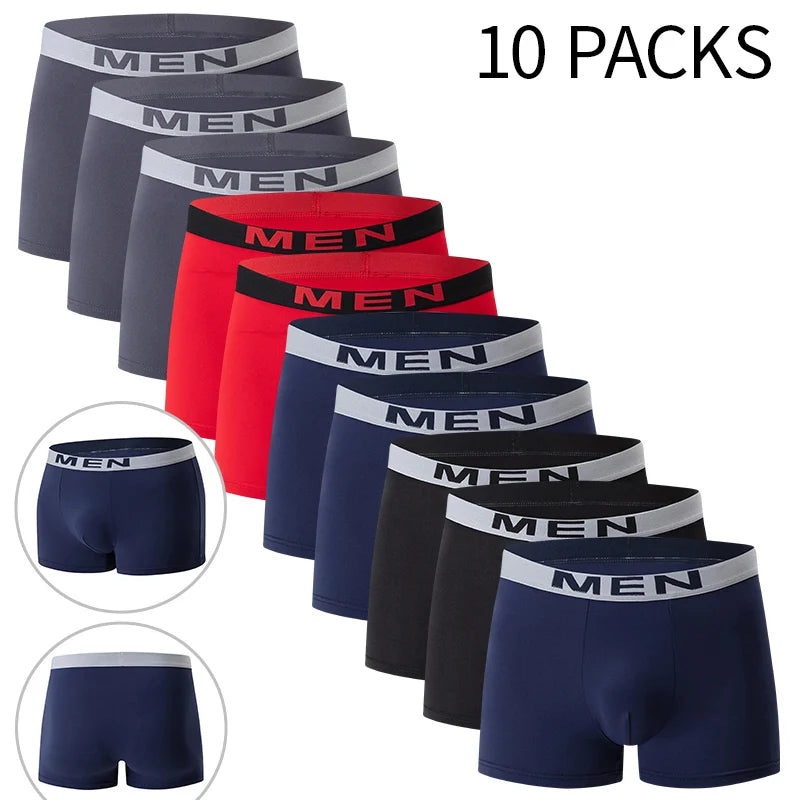 Ropa interior para padres e hijos para hombres y adolescentes, pantalones cortos con estampado Simple y a la moda, pantalones cortos informales con cintura elástica Joker, 4/10 piezas