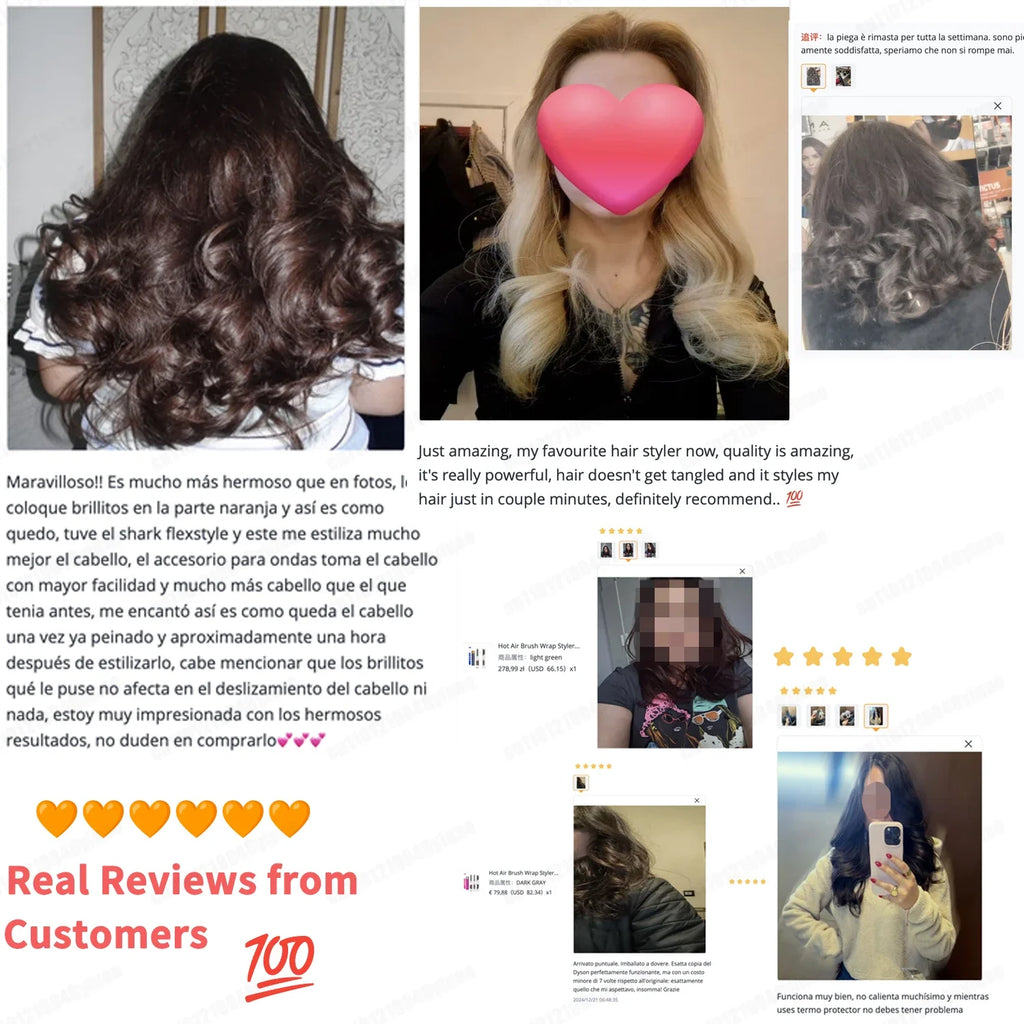 Secador de Pelo de Alta Velocidad 6 en 1, 150000 RPM, Secador Iónico con Difusor, Secado Rápido para Cabello Grueso y Rizado, Regalo para Mujeres