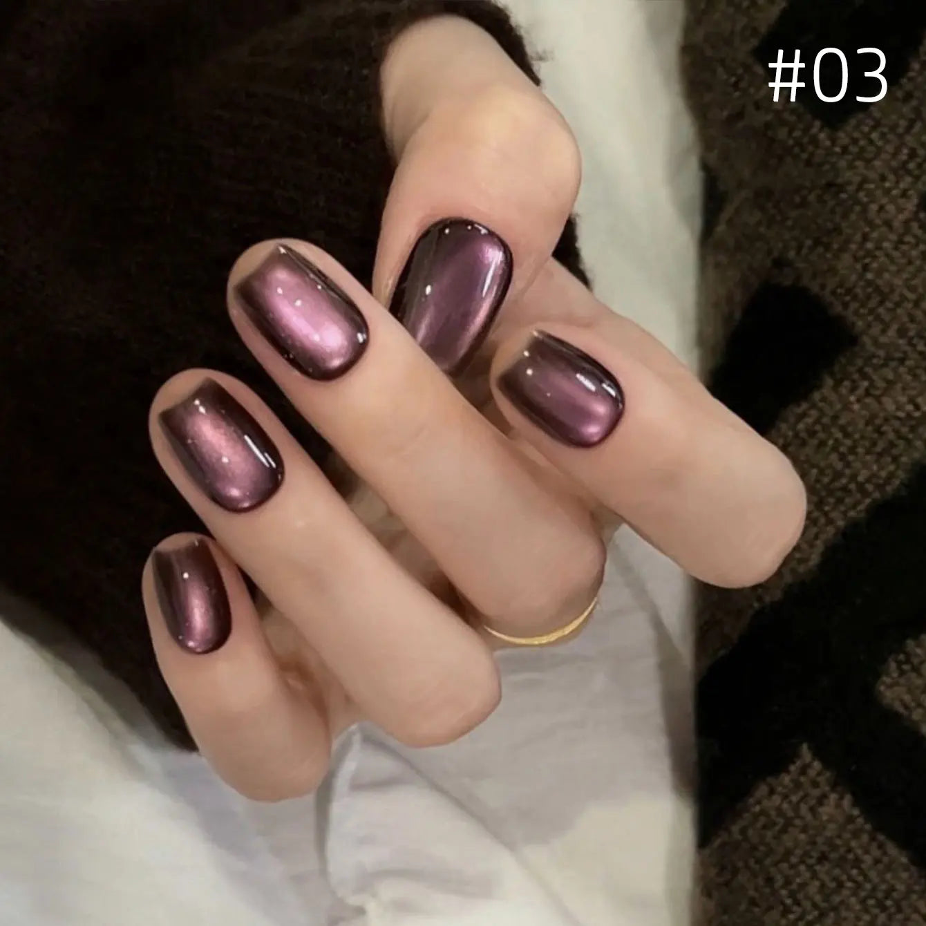 1-12 Uds. Esmalte de Uñas en Gel Magnético Ojo de Gato Marrón con Luz Azul, Larga Duración, Novedad 2026, Suministros para Uñas, Arte de Uñas, Venta Caliente