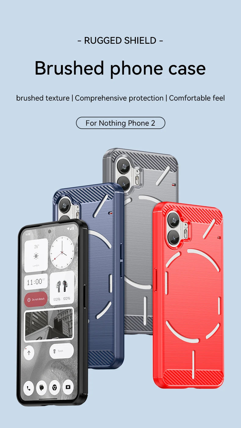 Funda protectora resistente a los golpes para teléfono Nothing, 1, 2