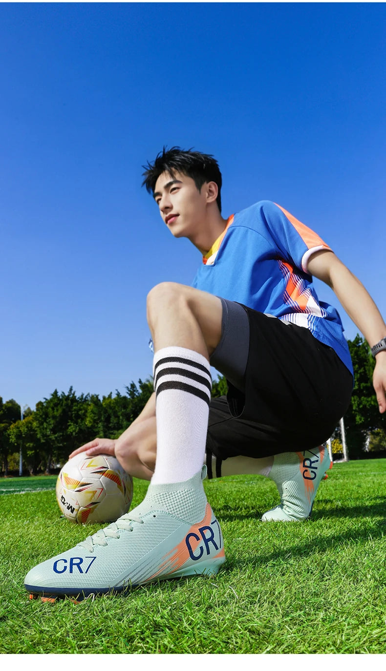 Nuevas botas de fútbol para hombre, gran oferta, zapatos de fútbol profesionales de alta calidad, zapatillas de fútbol para mujer, zapatillas unisex ultraligeras TF/FG