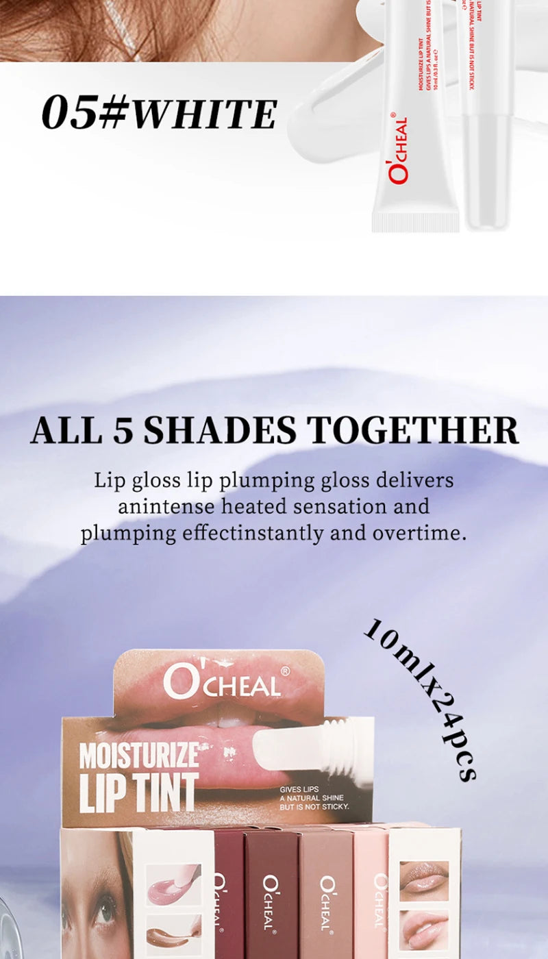 Bálsamo labial hidratante, espejo, brillo de labios, vainilla, menta, café helado, pastel, olor, lápiz labial, maquillaje de aceite de labios transparente