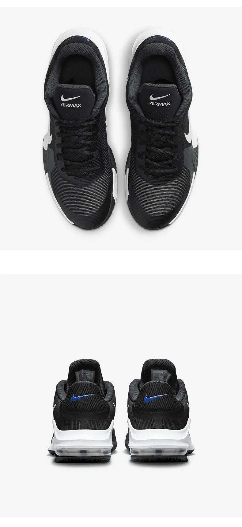 Zapatillas de baloncesto de entrenamiento Nike oficiales auténticas AIR MAX IMPACT para hombre DM1124-001