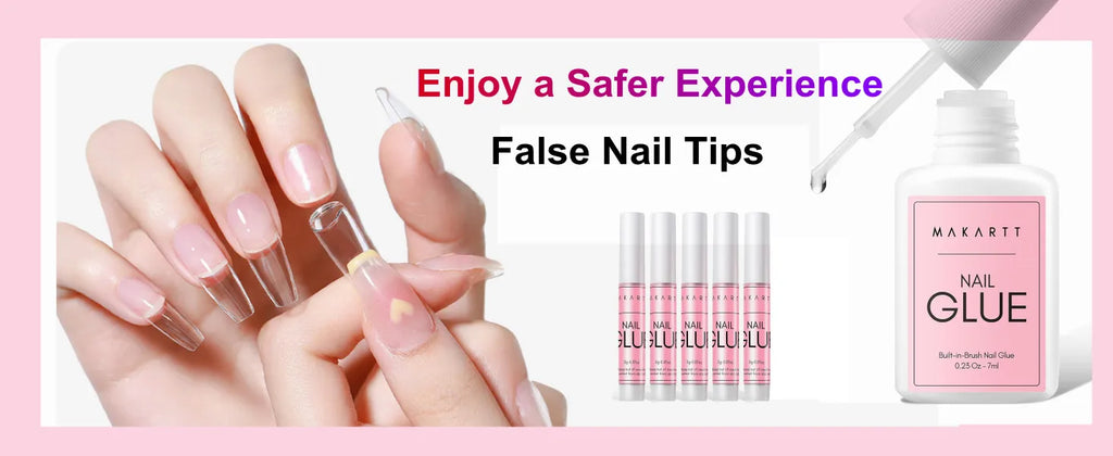 Pegamento para Uñas Makartt Super Fuerte para Uñas Acrílicas, Uñas Postizas, Adhesivo Profesional para Puntas de Uñas, Pegamento para Uñas Adhesivas