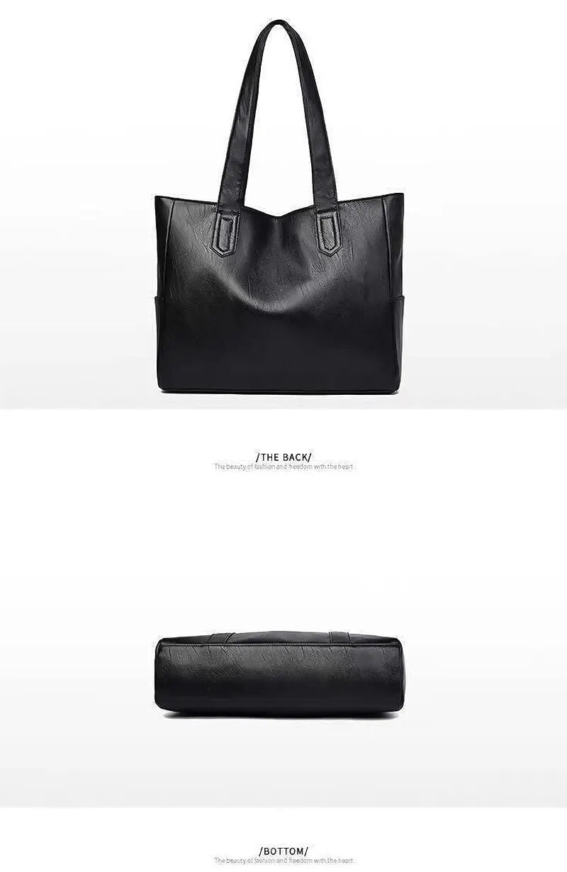 Bolso de mano vintage de gran capacidad, bolso de hombro vegano retro, bolso casual de mujer para ir al trabajo
