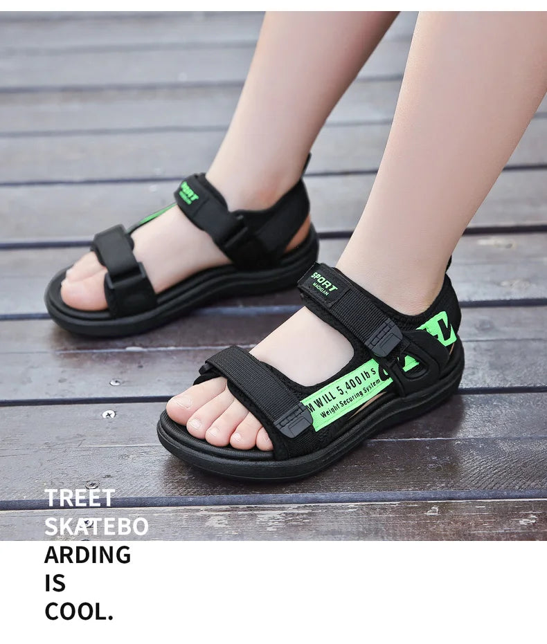 Sandalias de verano para niños, zapatillas de moda para niños y niñas, zapatos de playa al aire libre, calzado antideslizante, gran oferta