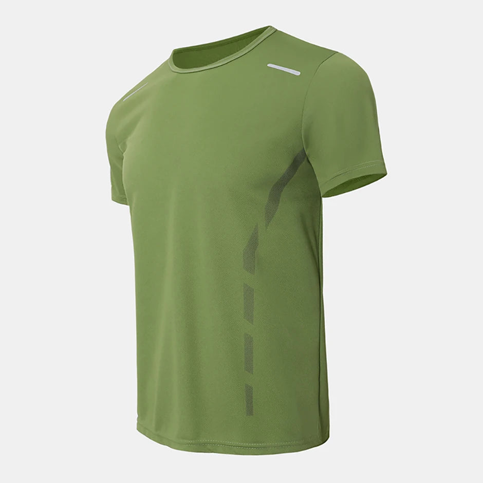 1/4 Uds. Camiseta deportiva de secado rápido de verano para hombre, camiseta holgada y cómoda de manga corta estampada a la moda para adolescentes, camiseta Joker para correr y Fitness