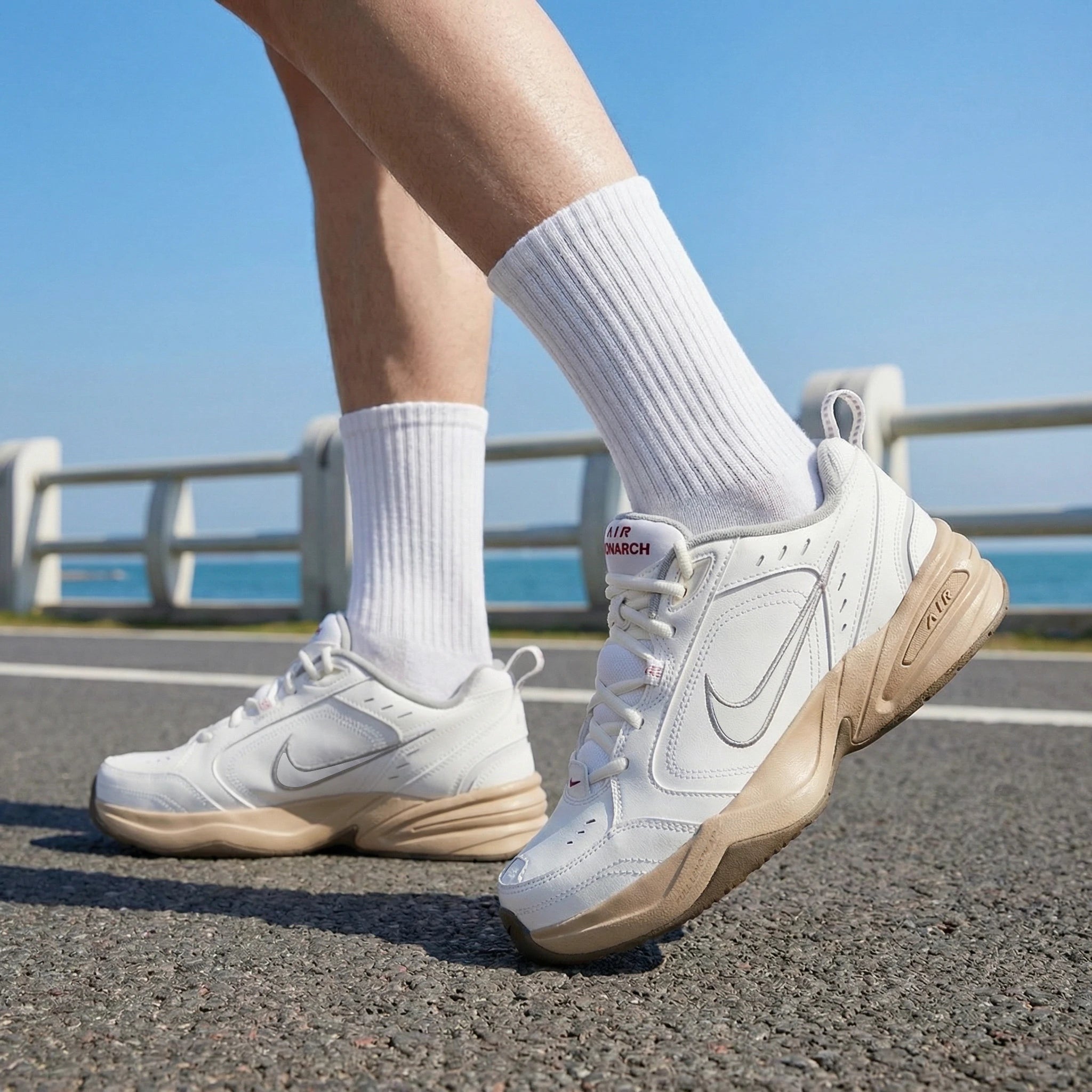 Zapatos Nike para hombre Air Monarch Iv, zapatos deportivos informales ligeros, zapatos para correr con amortiguación transpirable