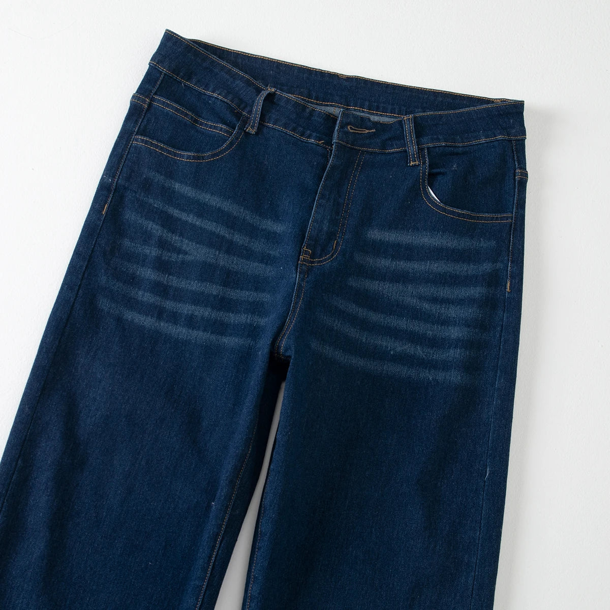 Pantalones vaqueros de pierna recta para hombre, de color liso, para primavera y otoño, a la moda, elegantes, sencillos, informales, negros, versátiles, para exteriores