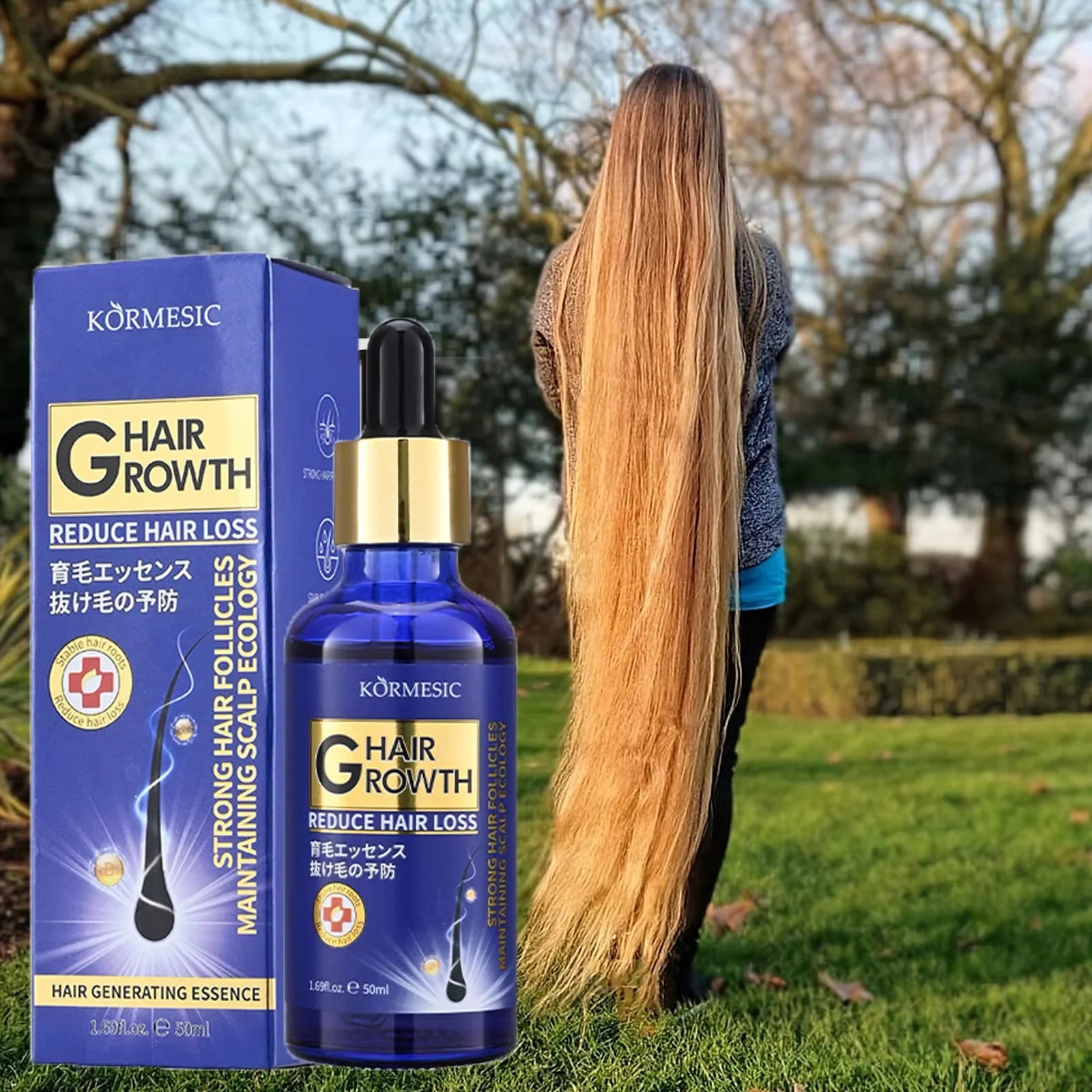 Suero para el Crecimiento del Cabello, Aceite Anticaída y Regenerador, Previene la Calvicie, Repara el Daño, Masajea el Cuero Cabelludo, Hidrata y Nutre, Cuidado Capilar