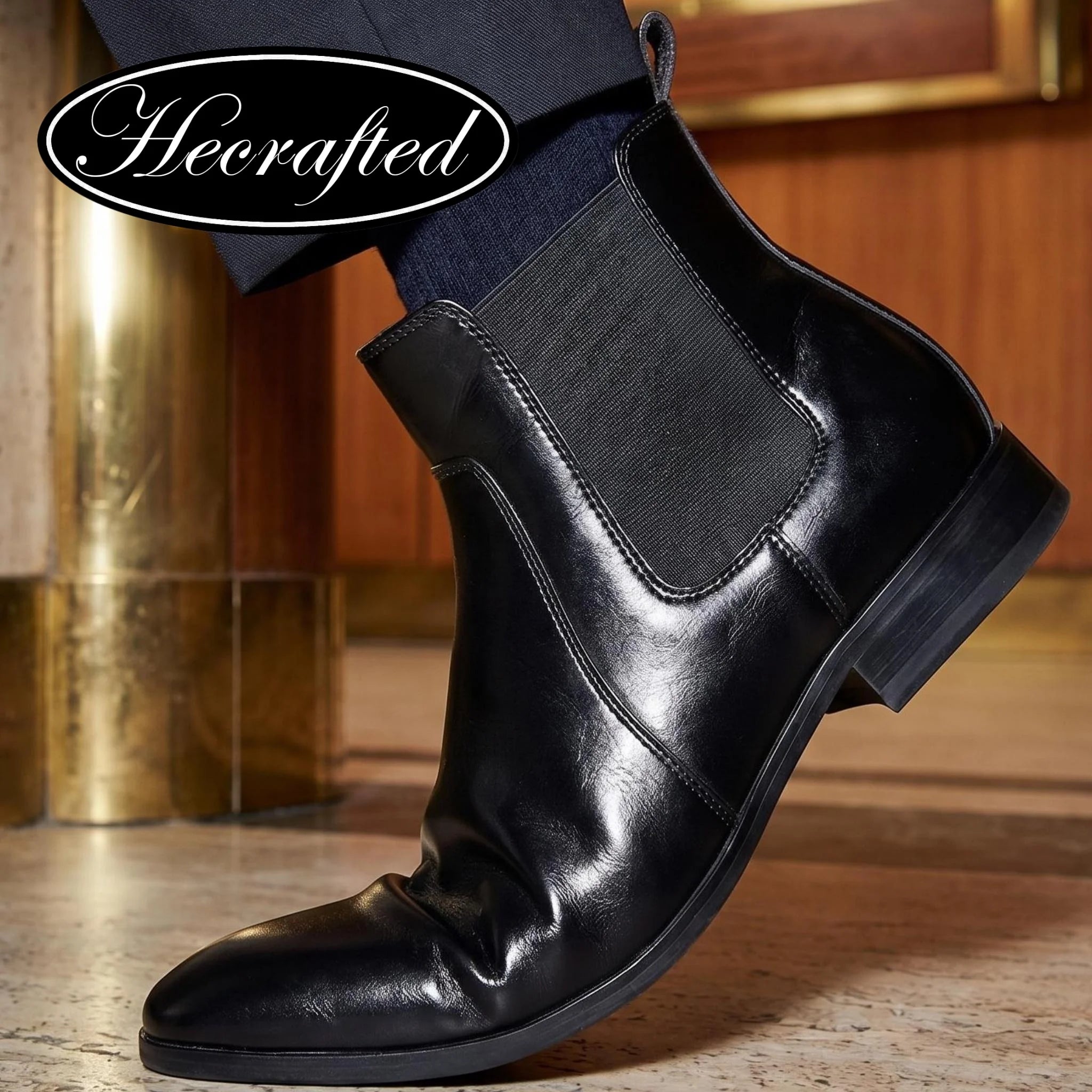 Botas Chelsea para Hombre, Tallas 40-46, Marca 2026, Cómodas y Modernas, de Cuero