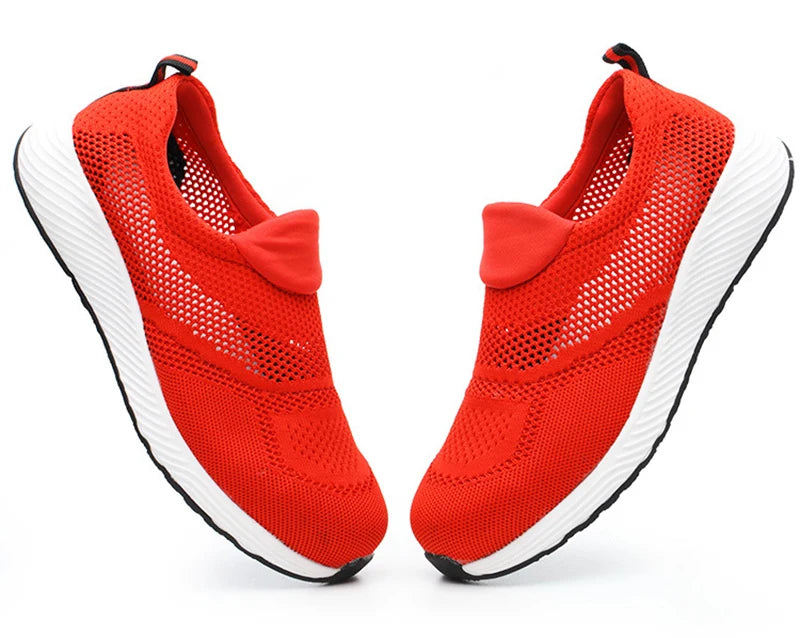 Zapatillas de trabajo ligeras de malla de verano, zapatos de seguridad protectores con punta de acero para el trabajo, zapatos de construcción transpirables para hombres y mujeres, botas de trabajo para hombres