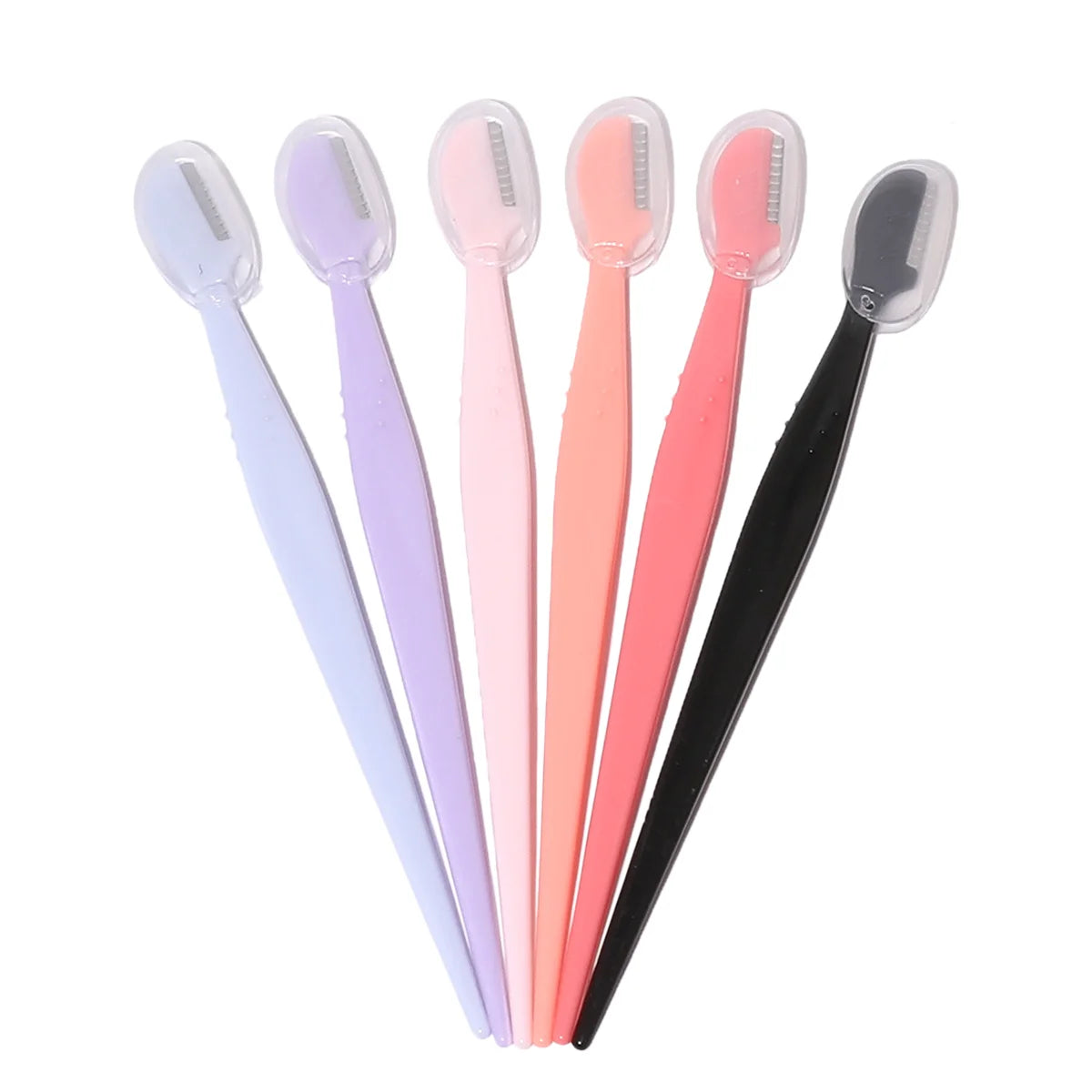 6/12/18 piezas de microcuchillas desechables para cejas, seguras y fáciles de usar, herramientas de maquillaje para principiantes.