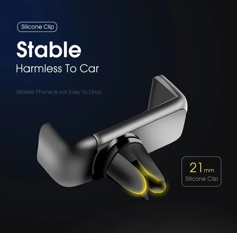 Soporte Universal para teléfono móvil, Clip de montaje para salida de aire de coche, soporte para teléfono móvil ABS, soporte para teléfono para coche, accesorios interiores