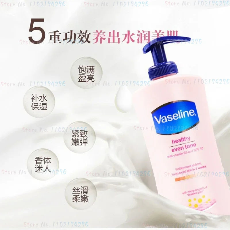 Loción corporal vaselina de 400ML, crema hidratante corporal para hombres y mujeres, fragancia hidratante, nutritiva