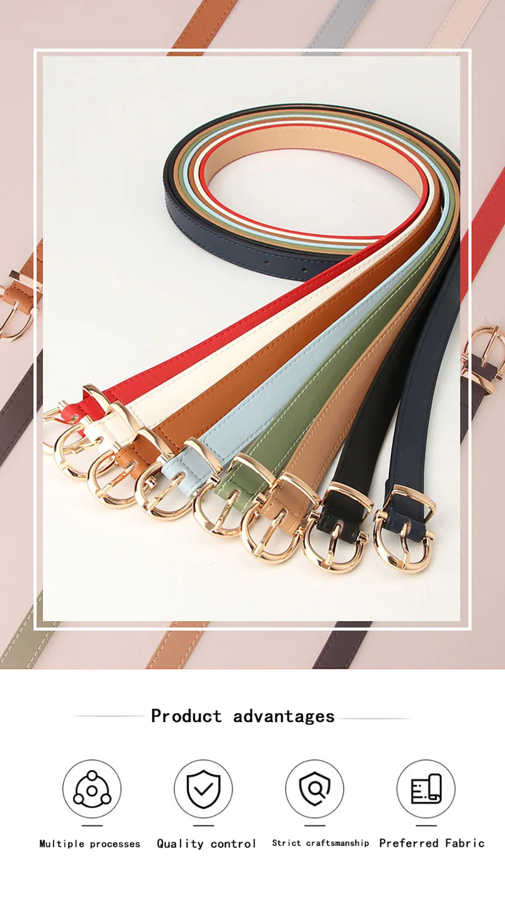 Cinturones de piel sintética para mujer, cinturón con hebilla de Metal Simple, vestido para niña, pantalones vaqueros, cinturones para mujer, marca de diseñador de lujo 2024