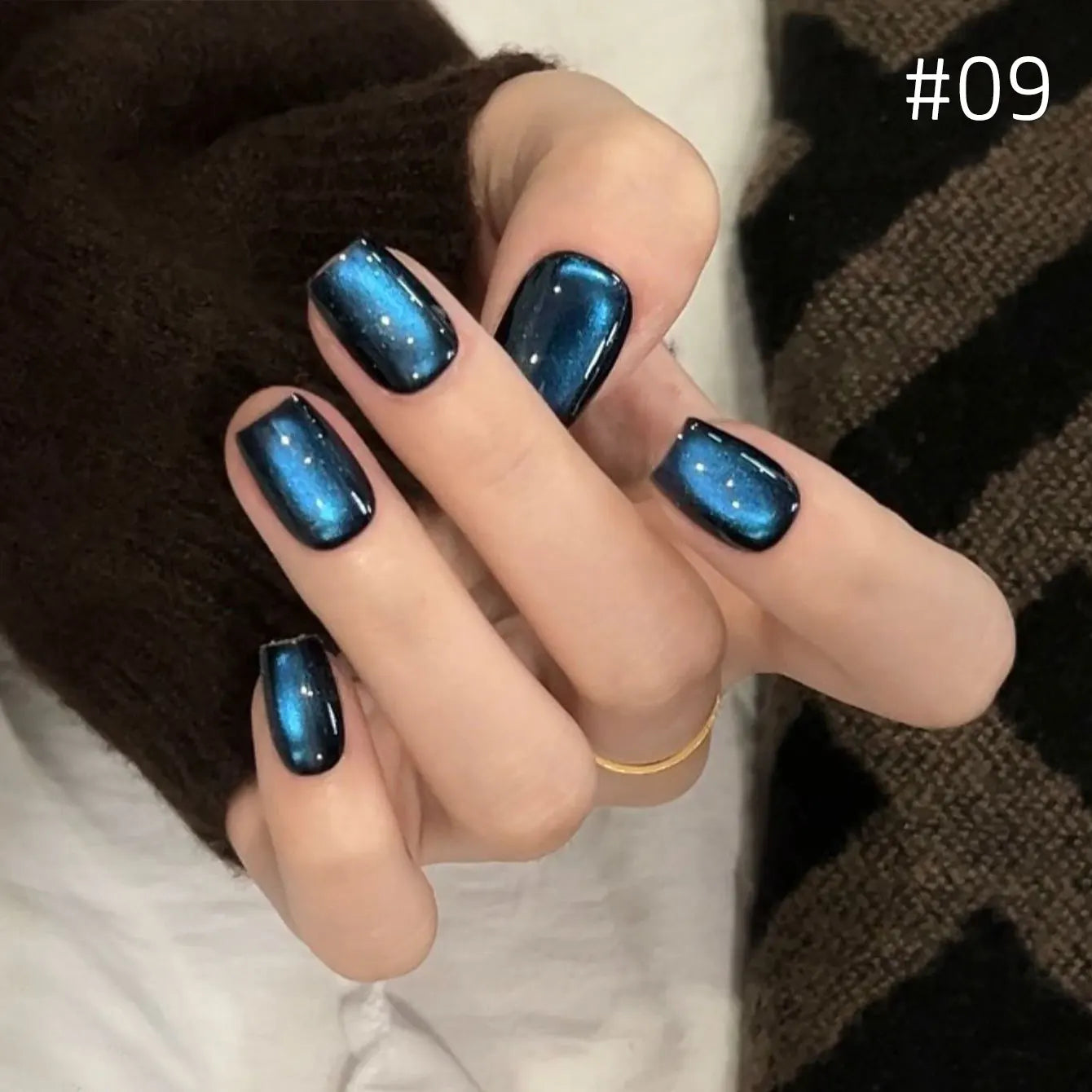 1-12 Uds. Esmalte de Uñas en Gel Magnético Ojo de Gato Marrón con Luz Azul, Larga Duración, Novedad 2026, Suministros para Uñas, Arte de Uñas, Venta Caliente