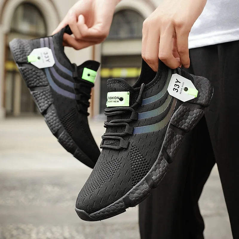 Zapatillas de deporte para hombre, zapatos informales clásicos transpirables, zapatillas de Tenis para hombre, novedad de 2024, zapatos cómodos de malla para exteriores para hombre, Tenis Masculino