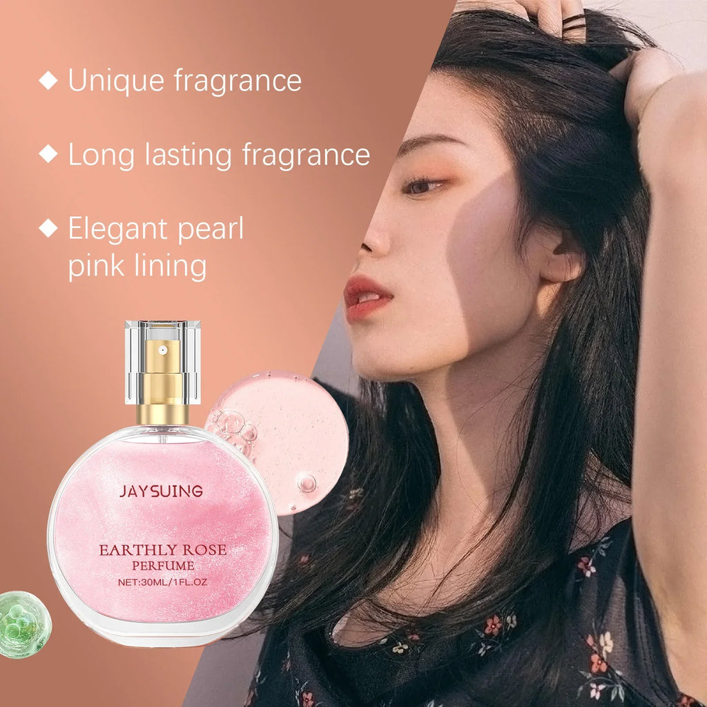 Perfume de larga duración para mujer, fragancias florales rosas, aerosoles corporales, hidratante, aroma fresco, desodorante para la piel, Perfumes de feromonas