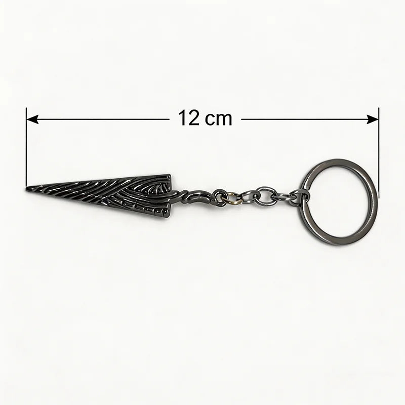 Juego de 2 llaveros y collares de Hollow Knight con colgante de hueso, cadena de cuerda negra, para hombres y mujeres, coleccionable para fans del juego