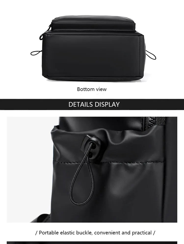 Mochila para ordenador de 14 pulgadas, mochila sencilla y duradera de gran capacidad para hombre, mochila de viaje ligera para hombre, mochila escolar para estudiantes