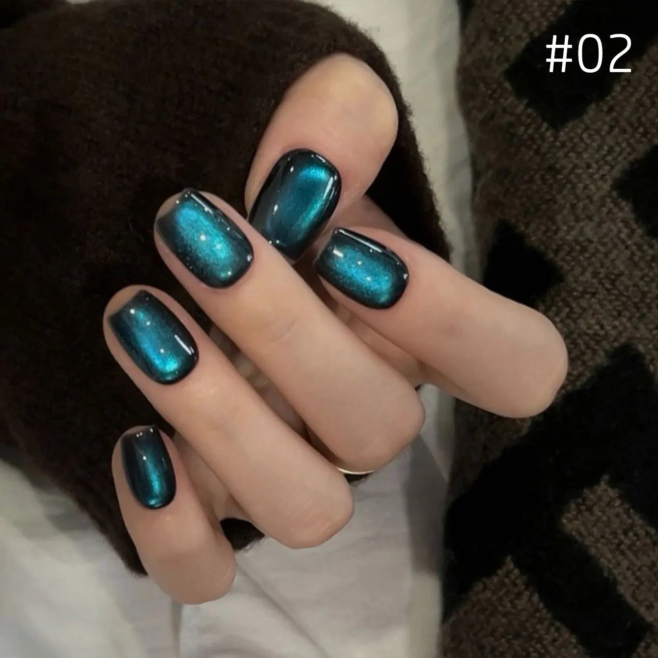 1-12 Uds. Esmalte de Uñas en Gel Magnético Ojo de Gato Marrón con Luz Azul, Larga Duración, Novedad 2026, Suministros para Uñas, Arte de Uñas, Venta Caliente
