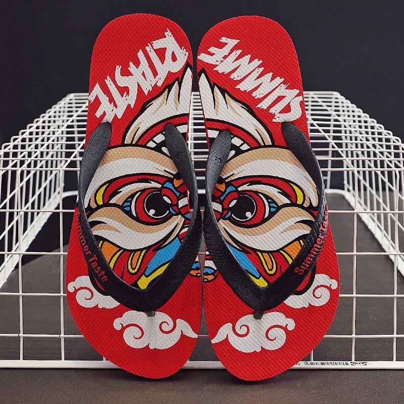 Chanclas antideslizantes para hombre, sandalias de playa ligeras informales de Corea para exteriores, zapatillas para el hogar, chanclas para estudiantes, novedad de 2022