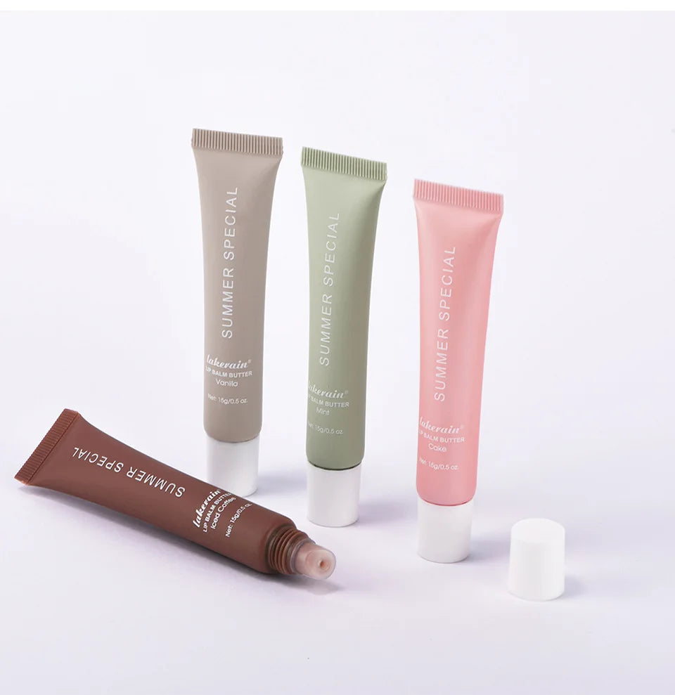 Bálsamo labial hidratante de verano, bálsamo labial hidratante para mantequilla, cuidado diario, bálsamo labial, maquillaje de aceite labial