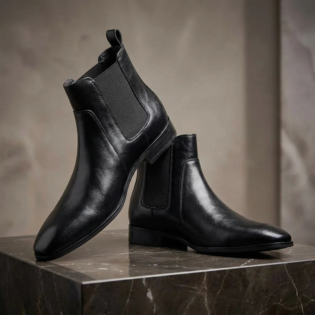 Botas Chelsea para Hombre, Tallas 40-46, Marca 2026, Cómodas y Modernas, de Cuero