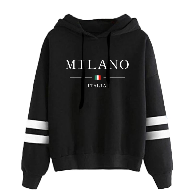 Sudaderas con capucha para mujer, gran oferta, estampado, jerséis versátiles diarios, ropa deportiva para correr a rayas, Tops informales con capucha para mujer